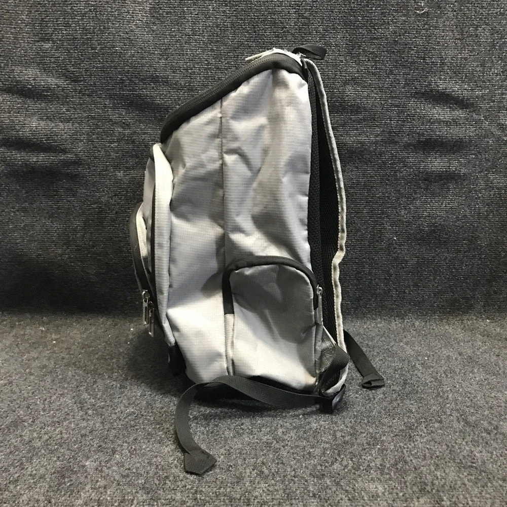 Lucky Brand & Co. Vintage Style Gray/Black Backpack Laptop Computer Bag Daypack